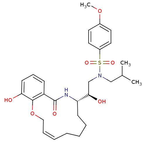 Chemical structure of BindingDB Monomer ID 9260