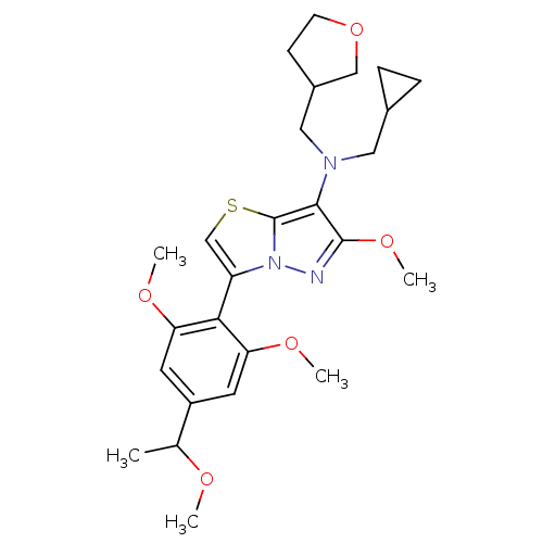 Chemical structure of BindingDB Monomer ID 101658