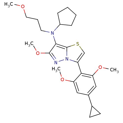Chemical structure of BindingDB Monomer ID 101707