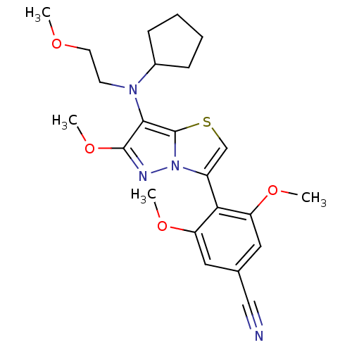 Chemical structure of BindingDB Monomer ID 101712