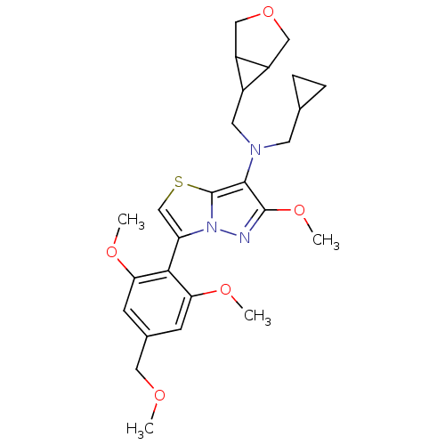 Chemical structure of BindingDB Monomer ID 101729