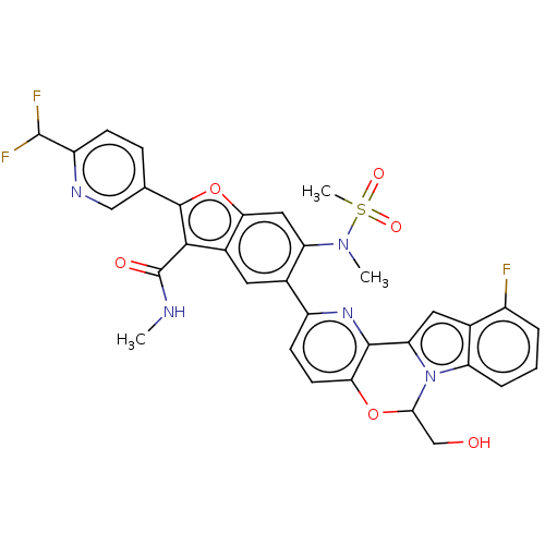 Chemical structure of BindingDB Monomer ID 204543