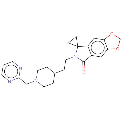 Chemical structure of BindingDB Monomer ID 231547