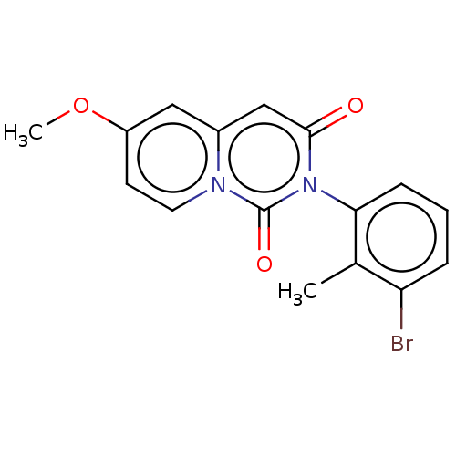Chemical structure of BindingDB Monomer ID 264136