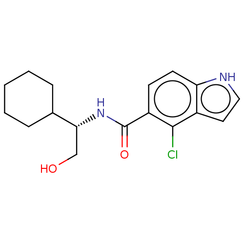 Chemical structure of BindingDB Monomer ID 274337