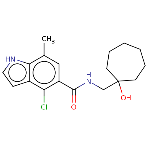 Chemical structure of BindingDB Monomer ID 274361