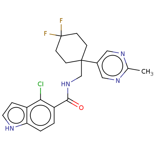 Chemical structure of BindingDB Monomer ID 274396