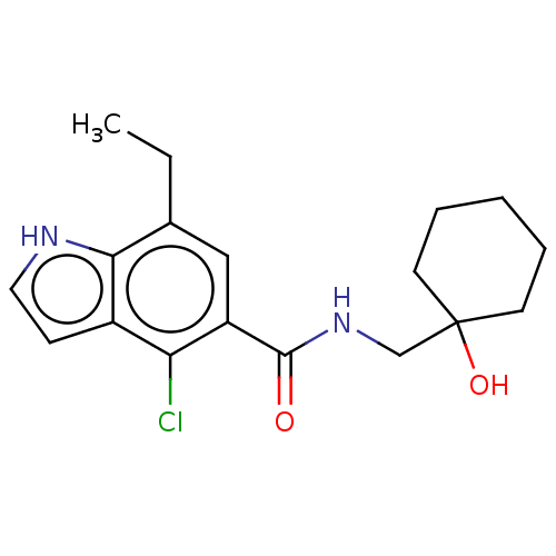 Chemical structure of BindingDB Monomer ID 274408