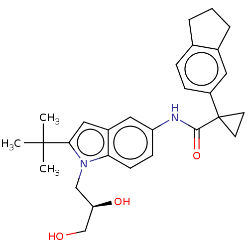 Chemical structure of BindingDB Monomer ID 281046
