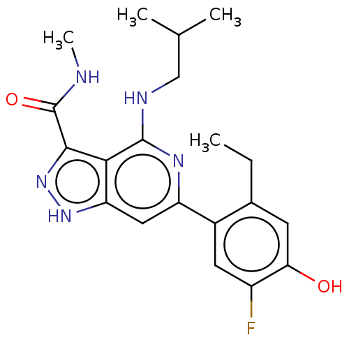 Chemical structure of BindingDB Monomer ID 281349