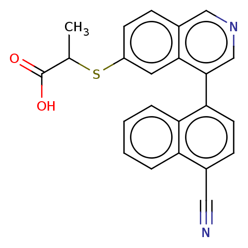 Chemical structure of BindingDB Monomer ID 290483