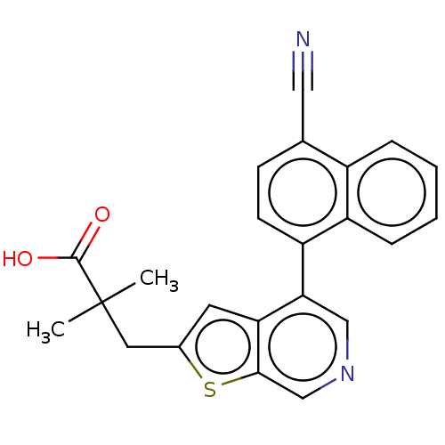 Chemical structure of BindingDB Monomer ID 290487