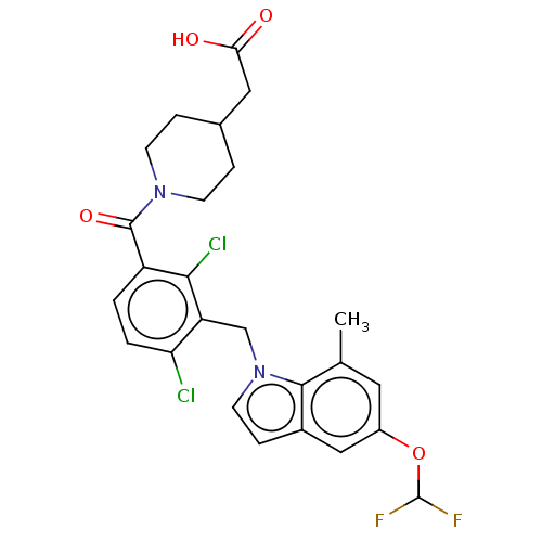 Chemical structure of BindingDB Monomer ID 292804