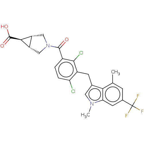Chemical structure of BindingDB Monomer ID 292819