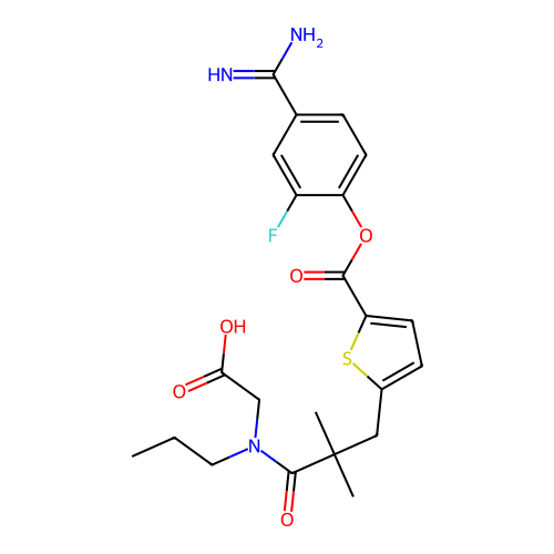 Chemical structure of BindingDB Monomer ID 308242