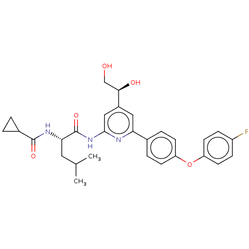 Chemical structure of BindingDB Monomer ID 309356