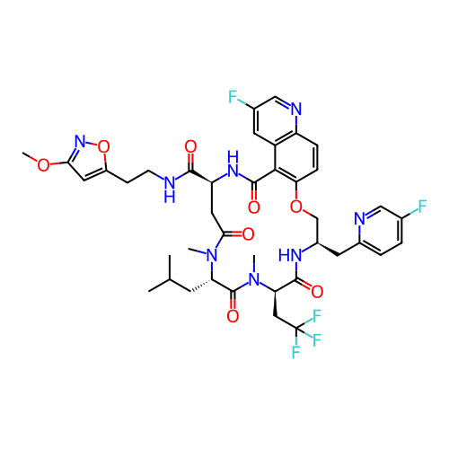 Chemical structure of BindingDB Monomer ID 312734
