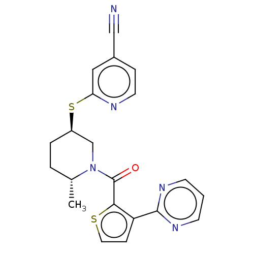Chemical structure of BindingDB Monomer ID 316508