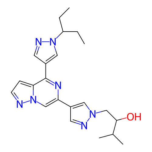 Chemical structure of BindingDB Monomer ID 325451