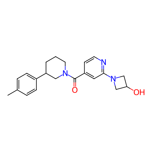 Chemical structure of BindingDB Monomer ID 347555