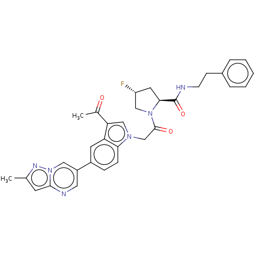 Chemical structure of BindingDB Monomer ID 386734
