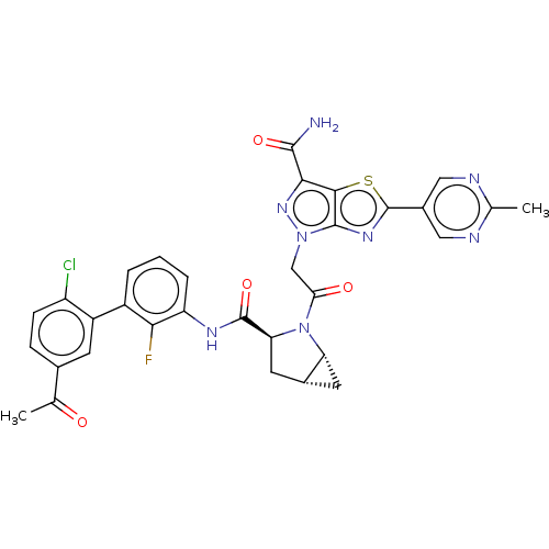 Chemical structure of BindingDB Monomer ID 386760