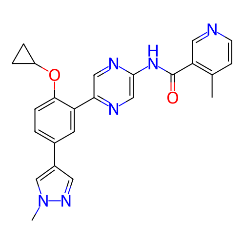 Chemical structure of BindingDB Monomer ID 412455