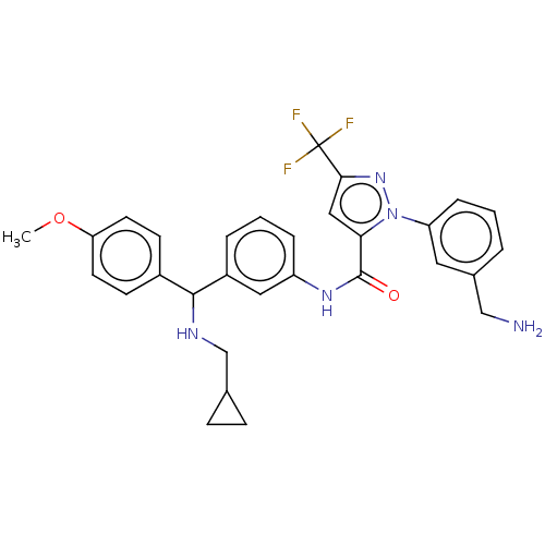 Chemical structure of BindingDB Monomer ID 416834