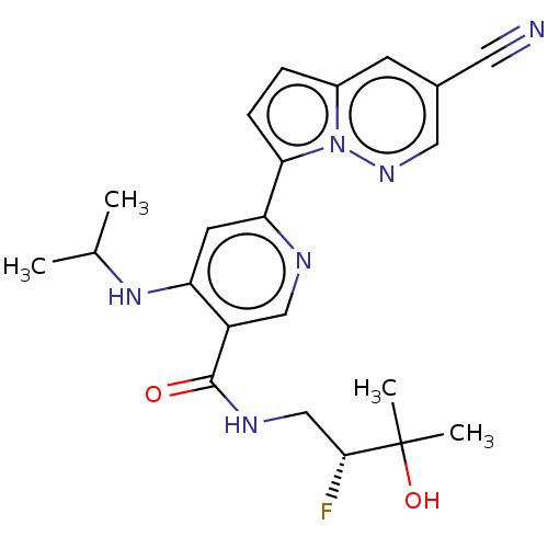 Chemical structure of BindingDB Monomer ID 438564
