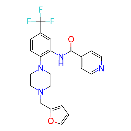 Chemical structure of BindingDB Monomer ID 448686