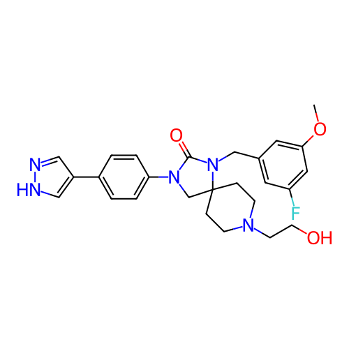Chemical structure of BindingDB Monomer ID 464263