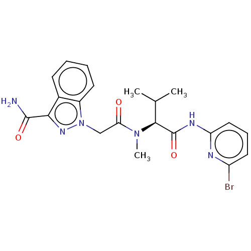 Chemical structure of BindingDB Monomer ID 474575