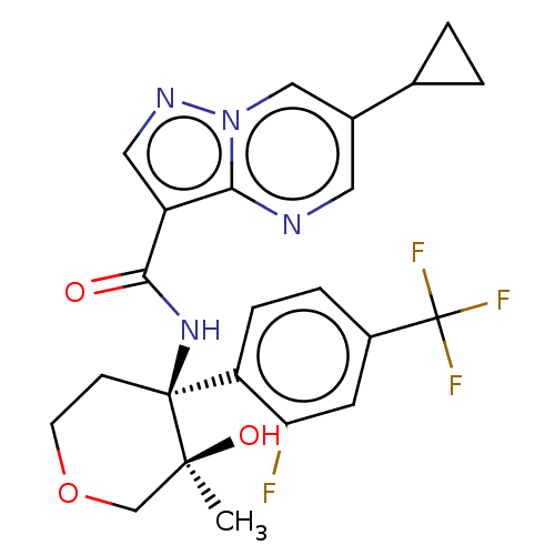 Chemical structure of BindingDB Monomer ID 476600