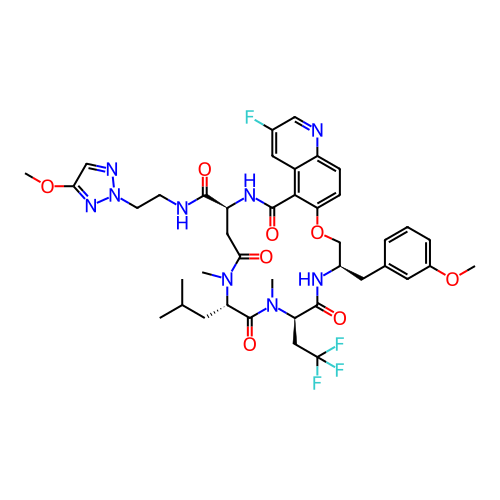 Chemical structure of BindingDB Monomer ID 487217