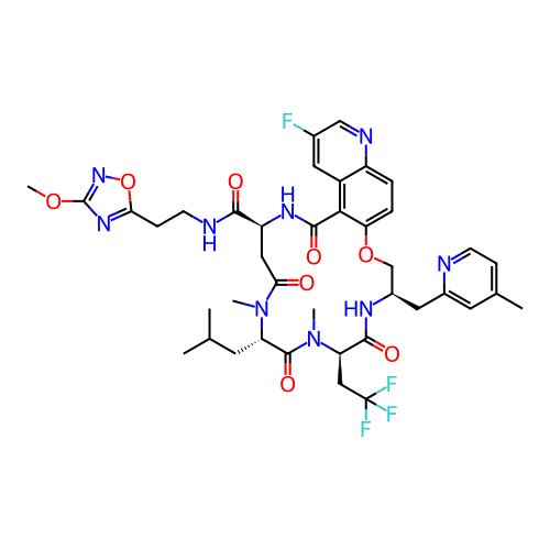 Chemical structure of BindingDB Monomer ID 487236