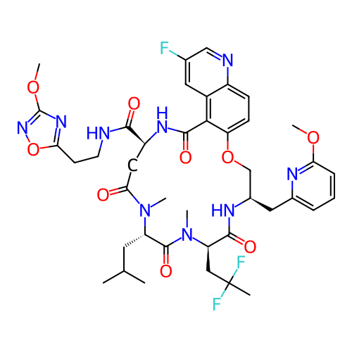 Chemical structure of BindingDB Monomer ID 487287