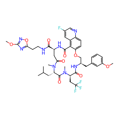 Chemical structure of BindingDB Monomer ID 487345