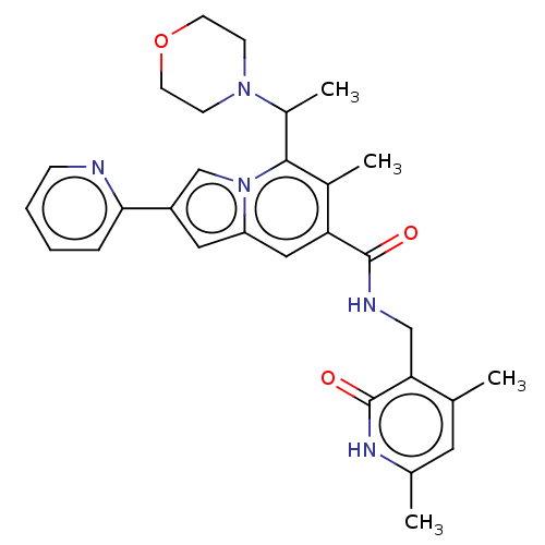 Chemical structure of BindingDB Monomer ID 490174
