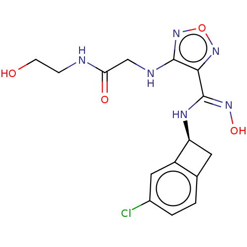 Chemical structure of BindingDB Monomer ID 494781