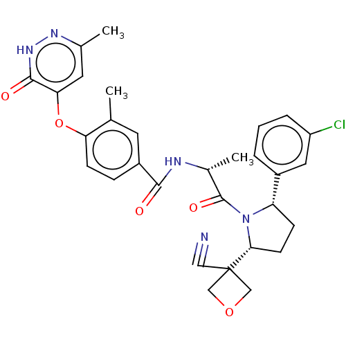 Chemical structure of BindingDB Monomer ID 495100