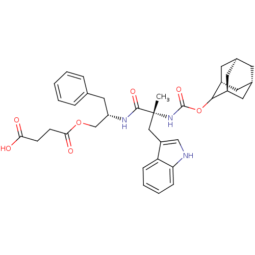 Chemical structure of BindingDB Monomer ID 50007436