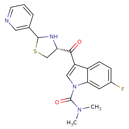 Chemical structure of BindingDB Monomer ID 50038760