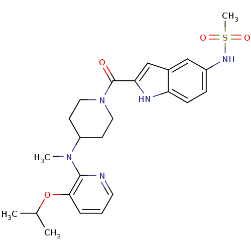 Chemical structure of BindingDB Monomer ID 50055473