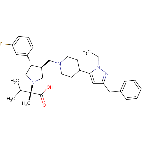 Chemical structure of BindingDB Monomer ID 50141876