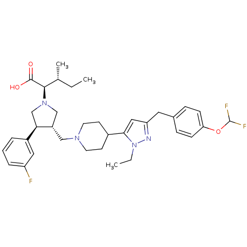 Chemical structure of BindingDB Monomer ID 50141933