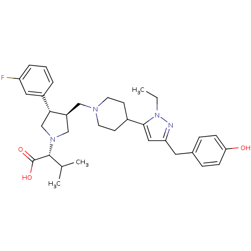 Chemical structure of BindingDB Monomer ID 50142016
