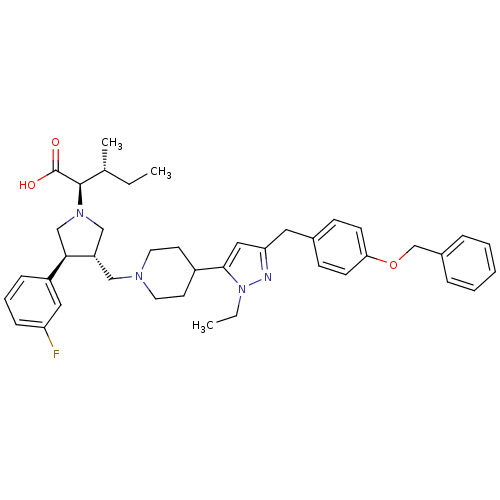Chemical structure of BindingDB Monomer ID 50142022