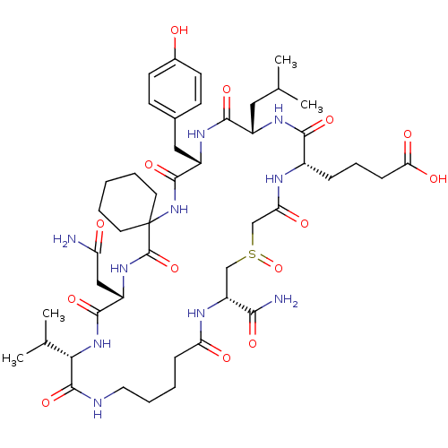 Chemical structure of BindingDB Monomer ID 50147395
