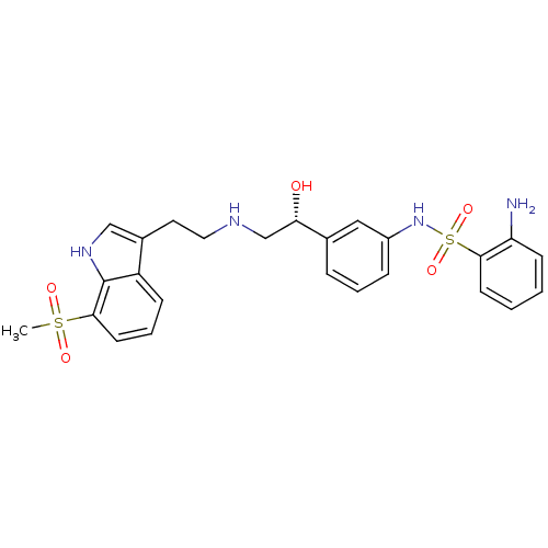 Chemical structure of BindingDB Monomer ID 50156265