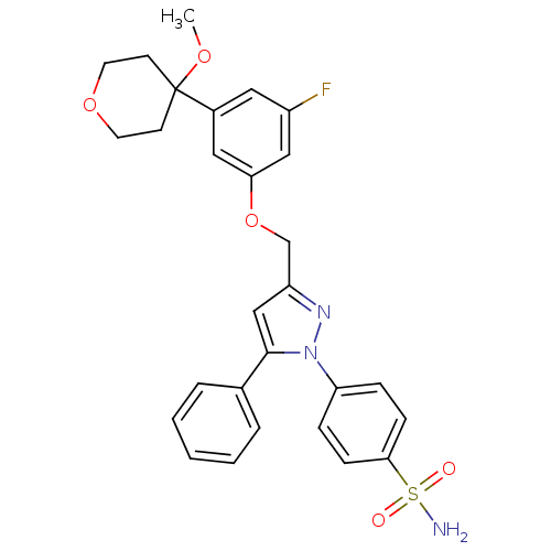 Chemical structure of BindingDB Monomer ID 50156577